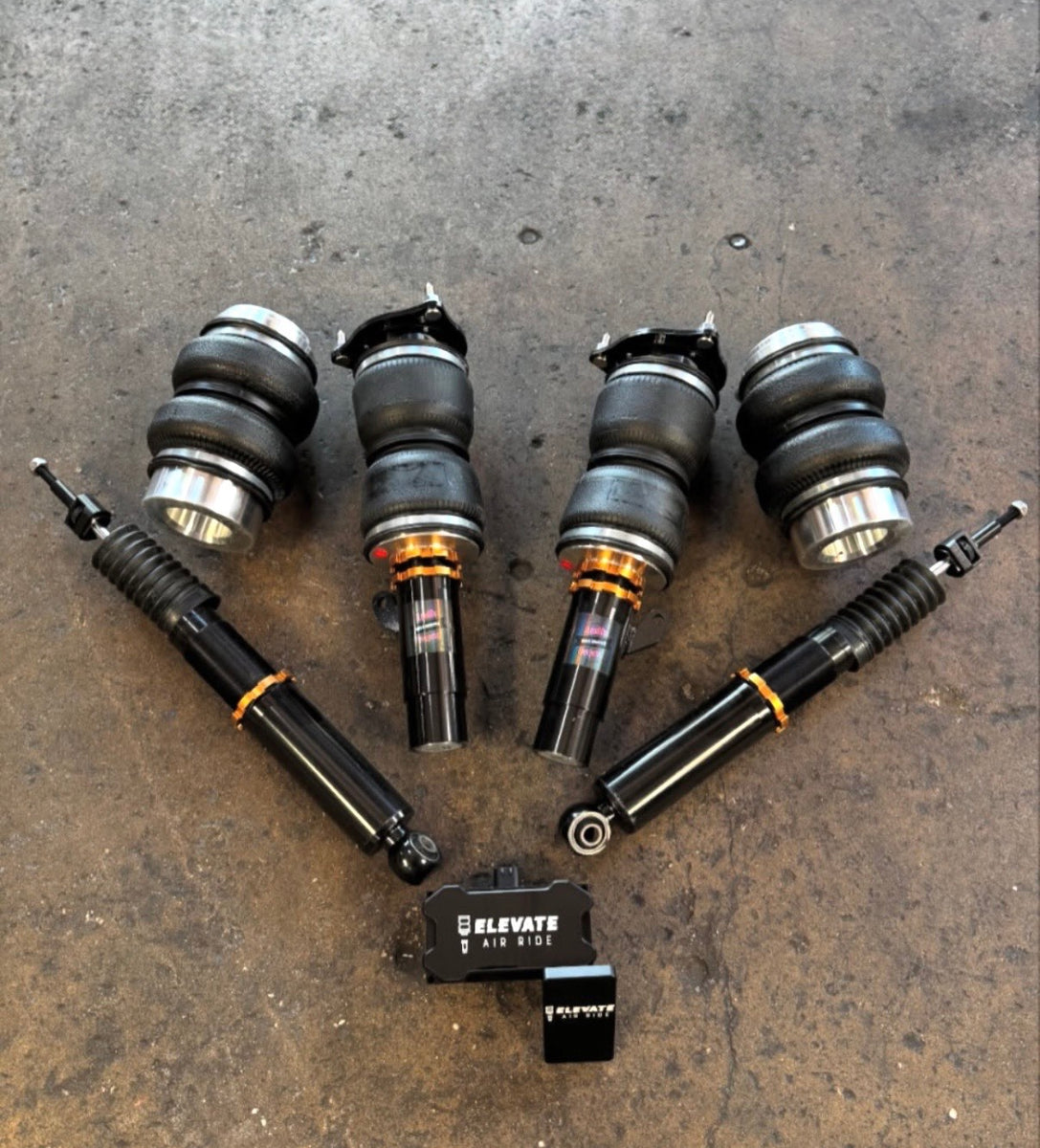 ELEVATE V2 air ride / Dual Compressor kit with air struts (email make ...
